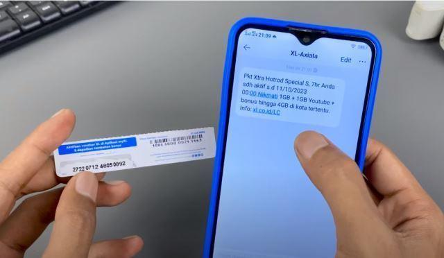 cara isi voucher xl