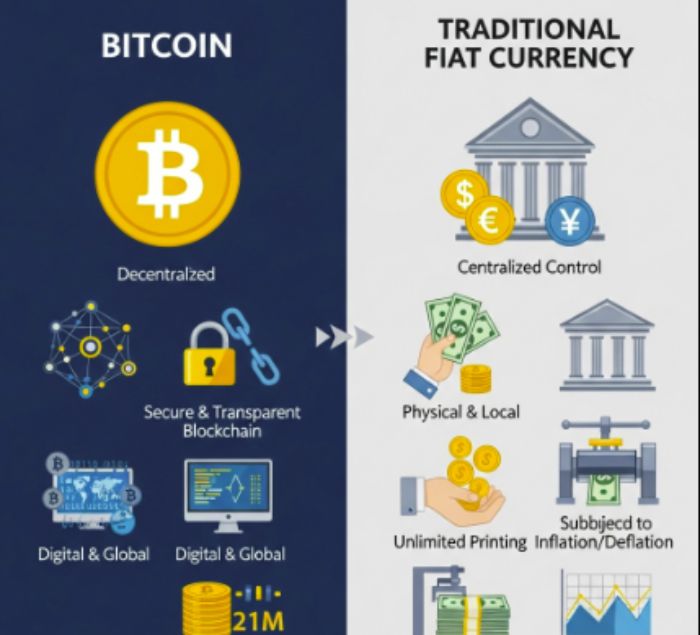 bitcoin vs mata uang