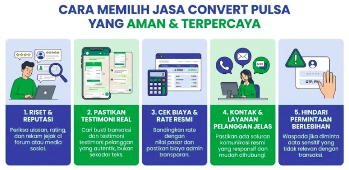 layanan convert pulsa ke dana aman