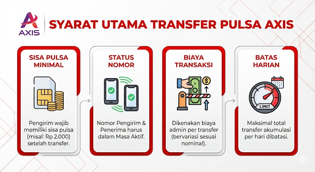 syarat transfer axis
