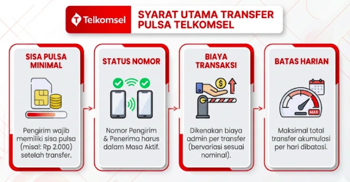 syarat transfer pulsa telkomsel