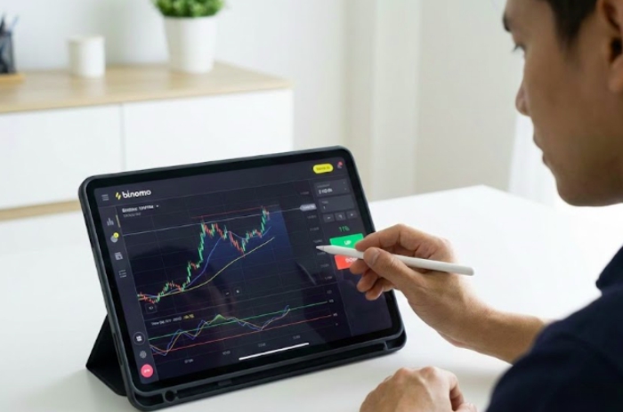 perbedaan binomo dan trading