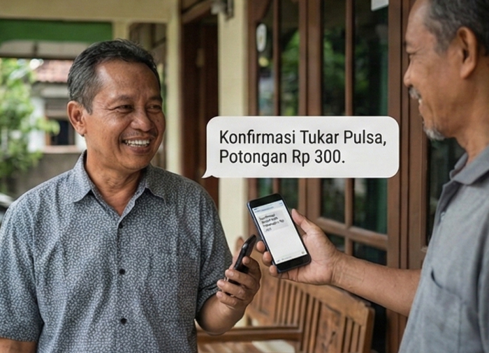 Convert Pulsa Paling Murah Potongan Kecil